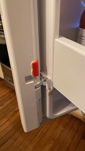 Fridge Bracket Installed 2