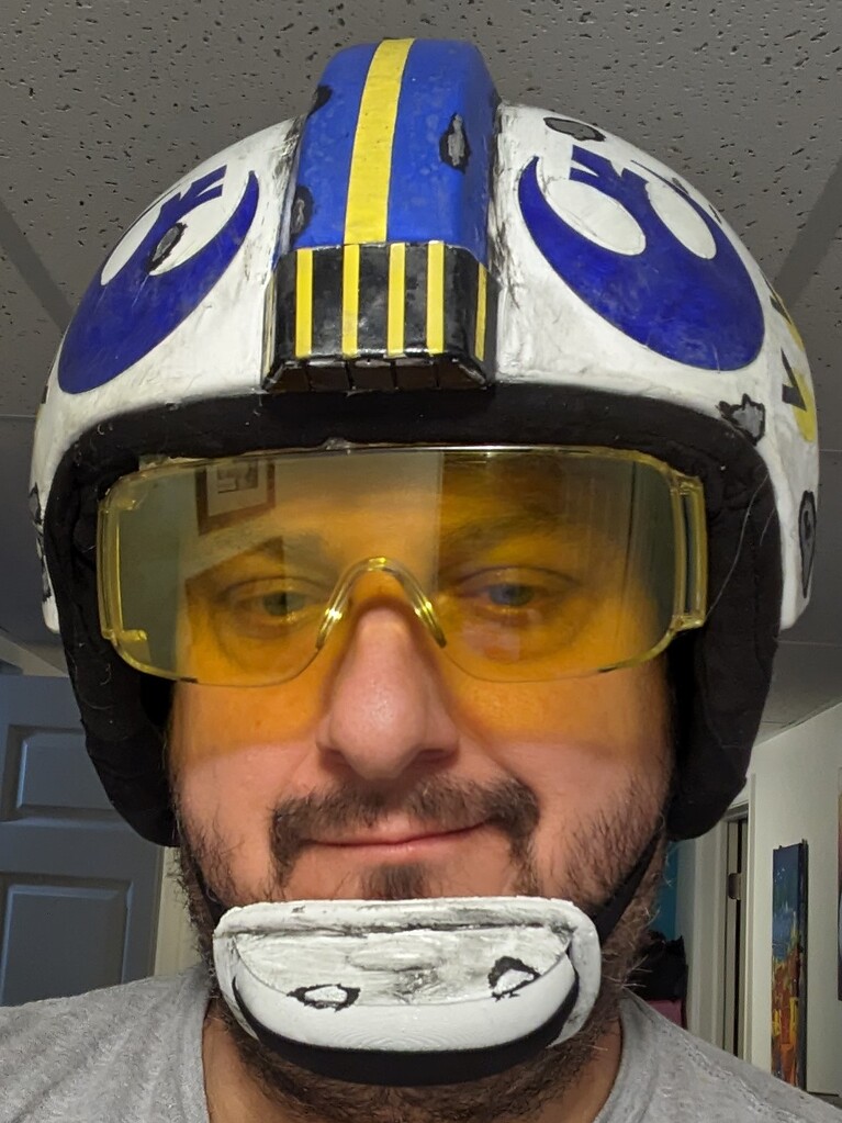X-wing pilot helmet - 3D Printing Gallery - 3D Printing Space